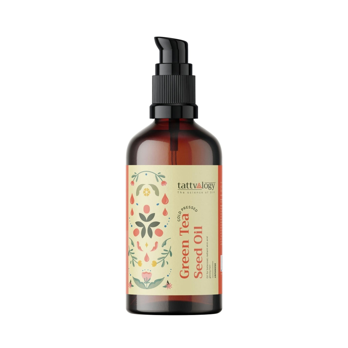 Tattvalogy Green Tea Seed Oil - Cold Pressed, Anti - Aging, Known to Boosts Collagen, Youthful Skin | Grocsy