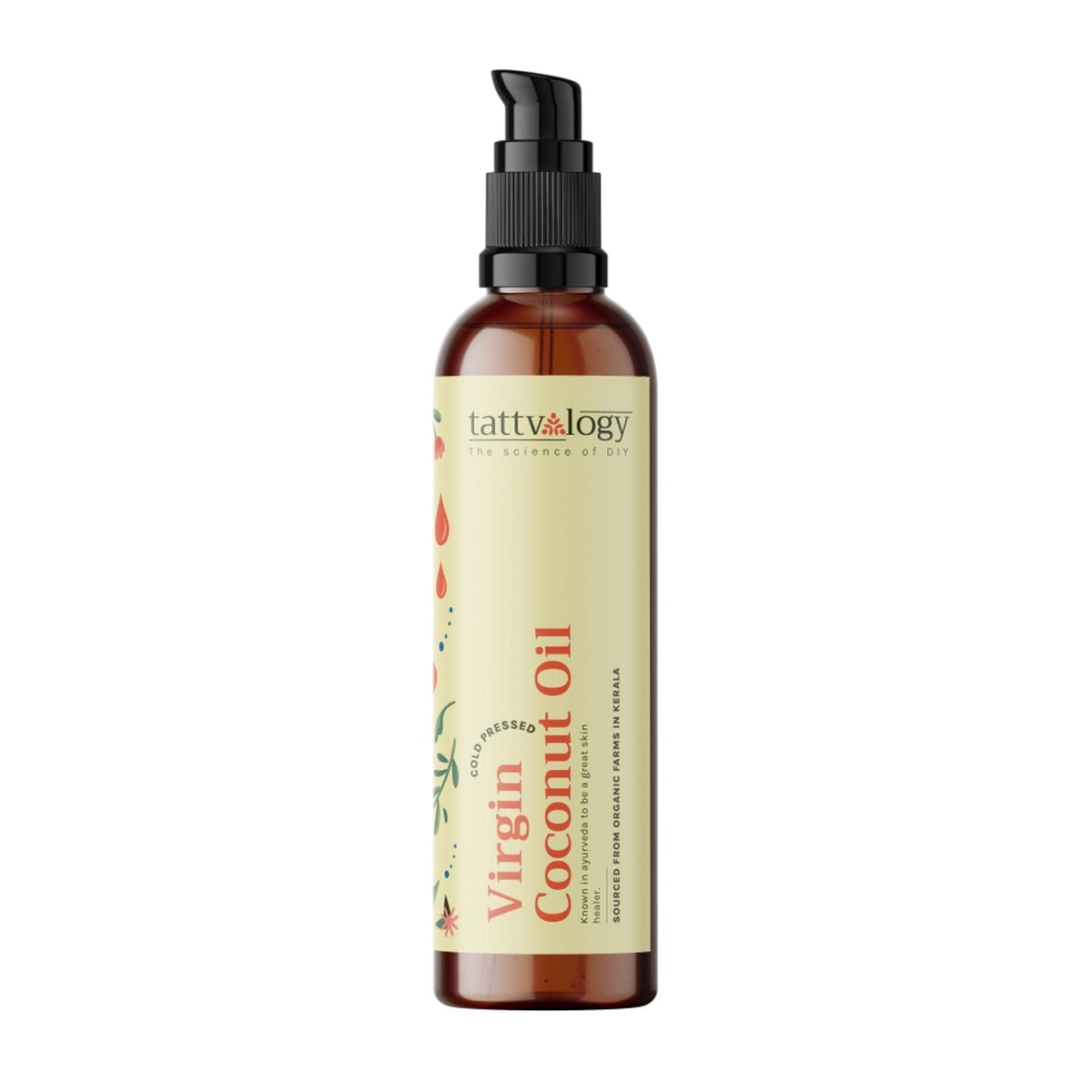 Tattvalogy Virgin Coconut Oil - Organic, Lightweight, Deep Moisturizer for Skin & Healthy Hair Care | Grocsy