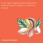Tattvalogy Sweet Almond Oil - Nourishes Skin, Fades Dark Circles & Uneven Skin tone, Vitamin-E Rich | Grocsy