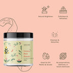 Tattvalogy Lemon Peel Powder - Vitamin-C Rich, Brightens Skin Tone & Reduces Pigmentation Naturally | Grocsy