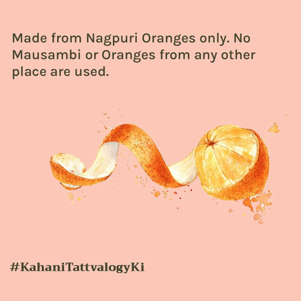 Tattvalogy Orange Peel Powder -Nagpur Oranges, Vitamin-C Rich, Brightens Skin & Reduces Pigmentation | Grocsy