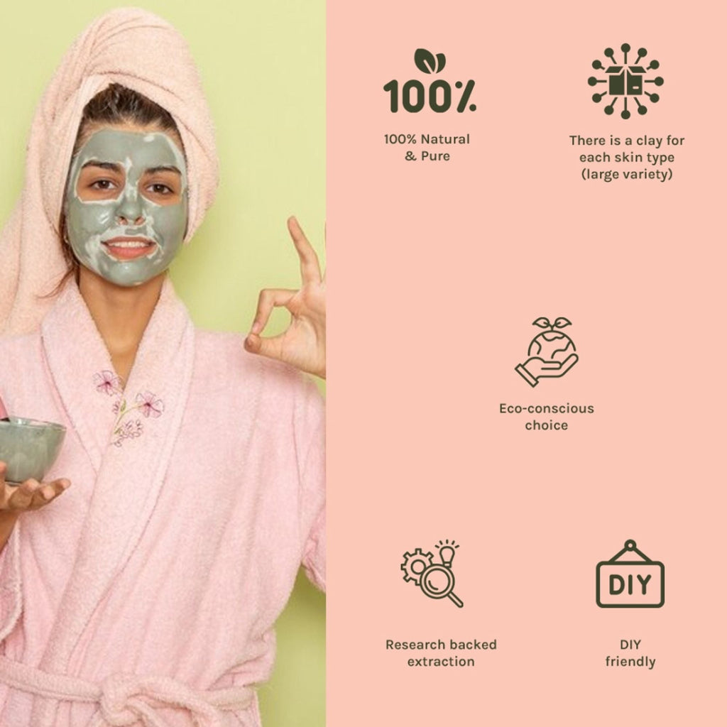Tattvalogy Multani Mitti Powder - Fuller’s Earth, Low Silica, High Dirt Pulling for All Skin Types | Grocsy