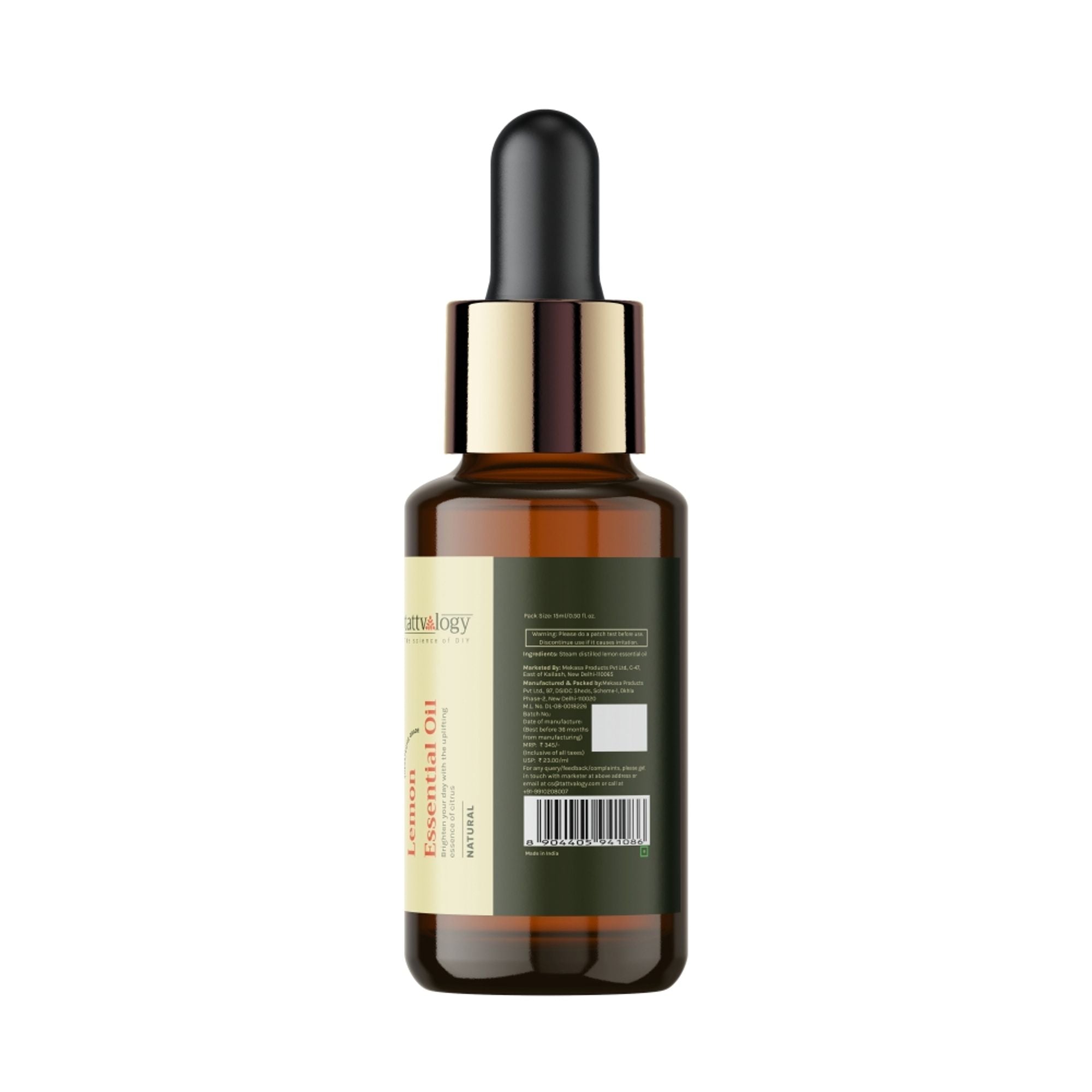 Tattvalogy Lemon Essential Oil - Therapeutic Grade, Mood Booster, Evens Skin Tone for Radiant Glow | Grocsy