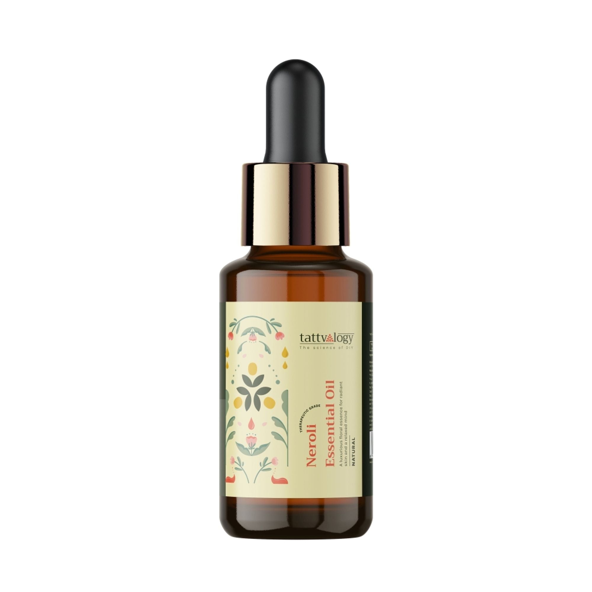 Tattvalogy Neroli Essential Oil - Therapeutic Grade, Promotes Relaxation & Healthy Skin | Grocsy