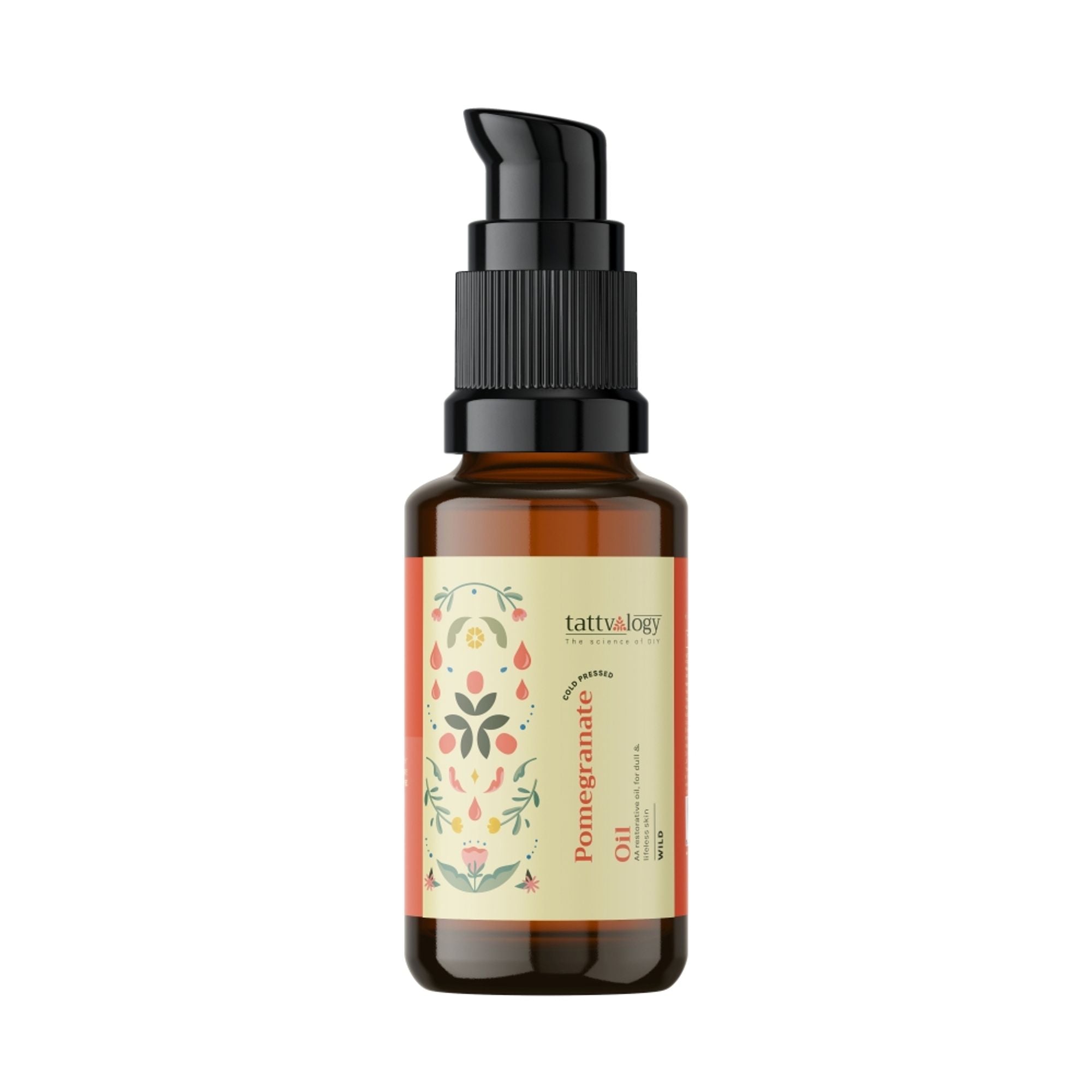 Tattvalogy Cold Pressed Pomegranate Oil - Fights Dark Spots, Hydrates & Boosts Collagen for Youth | Grocsy