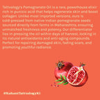 Tattvalogy Cold Pressed Pomegranate Oil - Fights Dark Spots, Hydrates & Boosts Collagen for Youth | Grocsy