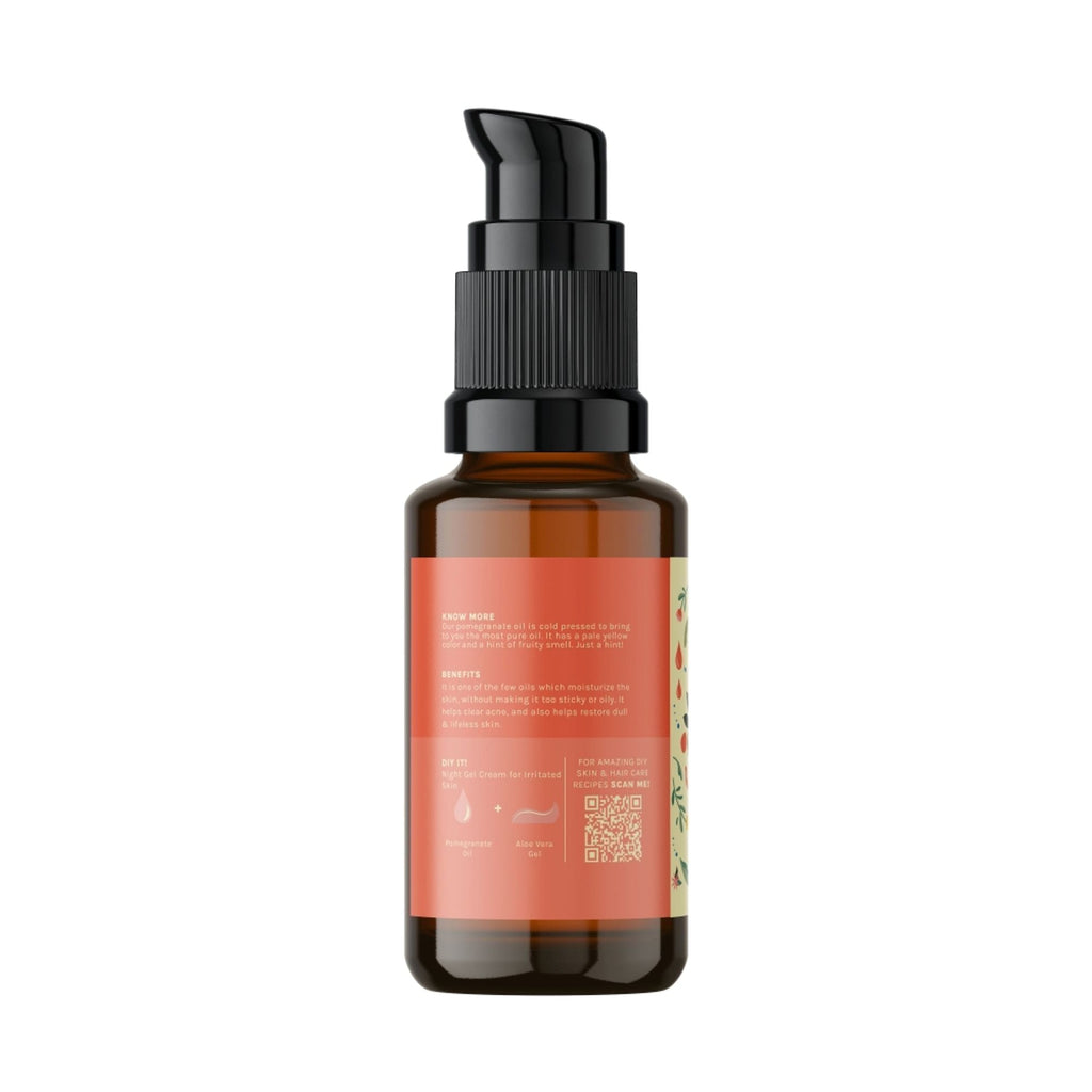 Tattvalogy Cold Pressed Pomegranate Oil - Fights Dark Spots, Hydrates & Boosts Collagen for Youth | Grocsy