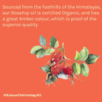 Tattvalogy Raw Rosehip Oil - Vitamin-C Rich, Boosts Collagen, Reduces Hyperpigmentation for Glow | Grocsy