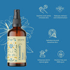 Tattvalogy Chamomile Hydrosol - Calming Antioxidant Floral Mist for Soothing, Glowing Skin Care | Grocsy