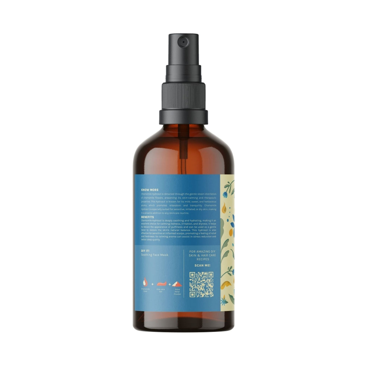 Tattvalogy Chamomile Hydrosol - Calming Antioxidant Floral Mist for Soothing, Glowing Skin Care | Grocsy