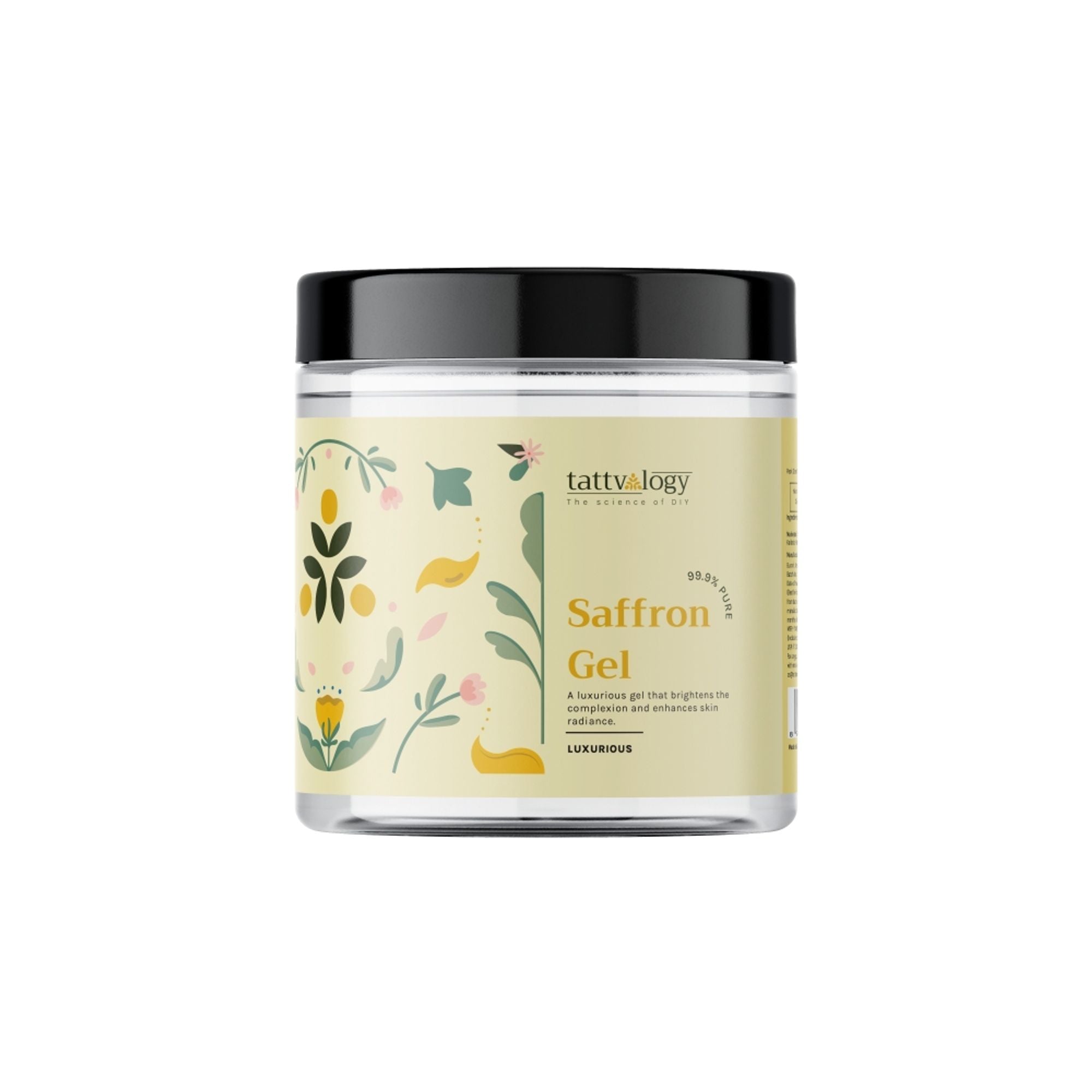 Tattvalogy Luxurious Saffron Gel - Pure Saffron, Brightens Skin, Reduces Pigmentation & Adds Glow | Grocsy