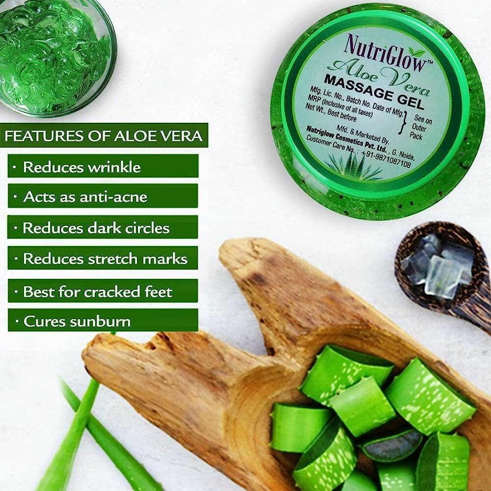 NutriGlow Aloe Vera Gel | Grocsy