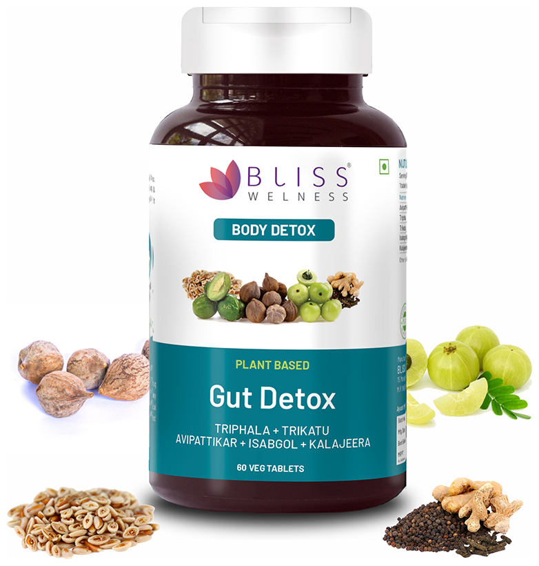 Bliss Welness Gut Detox Veg Tablet | Grocsy