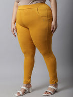TAG 7 Women Plus Size Cotton Ankle-Length Leggings | Grocsy