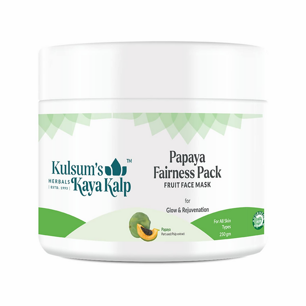 Kulsum's Kaya Kalp Papaya Fairness Pack For Glow & Rejuvenation | Grocsy