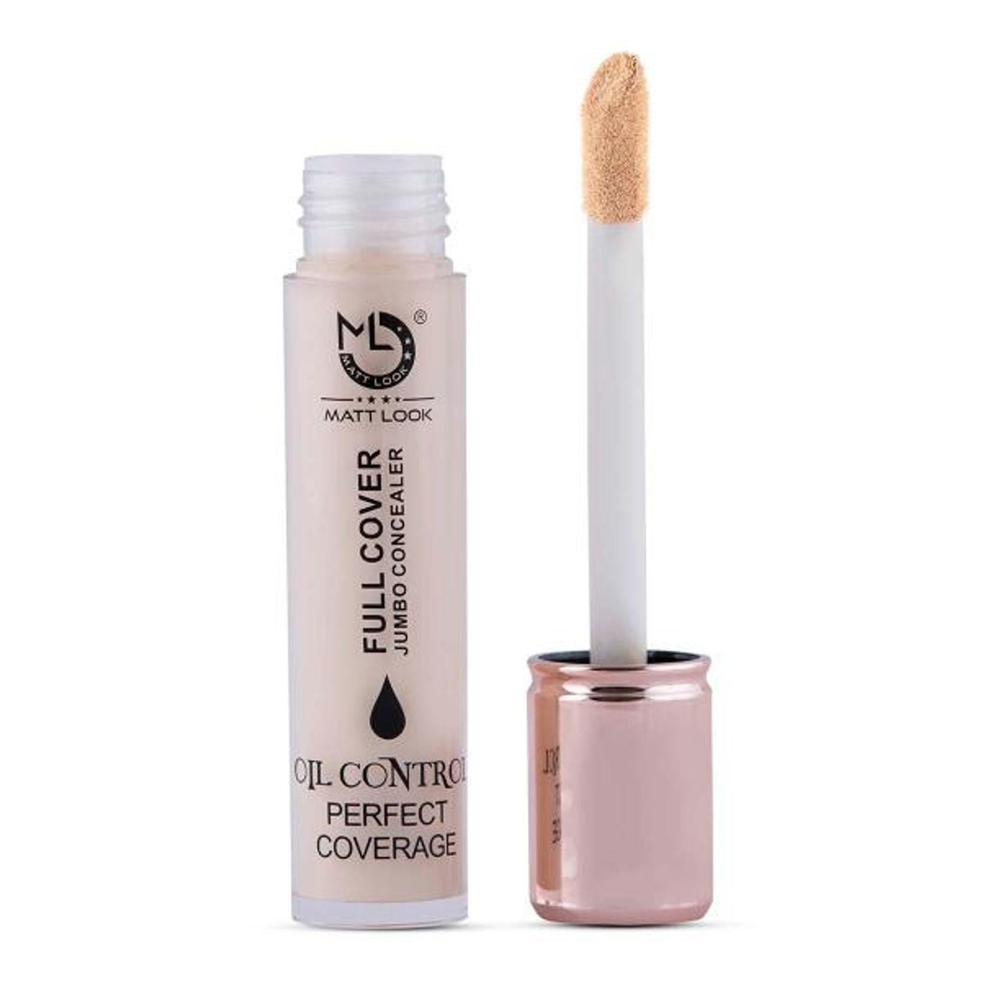 Matt Look Full Cover Jumbo Oil Control Perfect Coverage Concealer - White Ivory | Grocsy