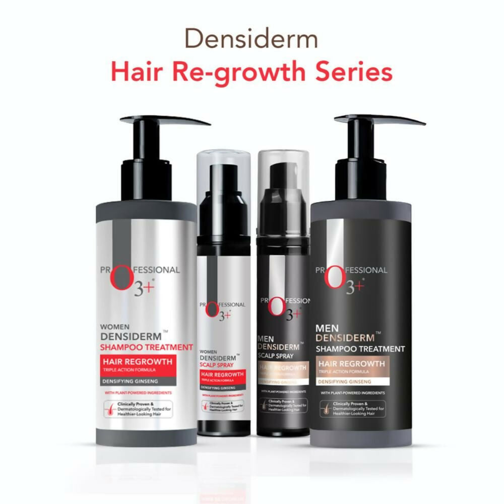 Professional O3+ Men Densiderm Anti Hair Loss Shampoo For Dense Hair & Regrowth | Grocsy