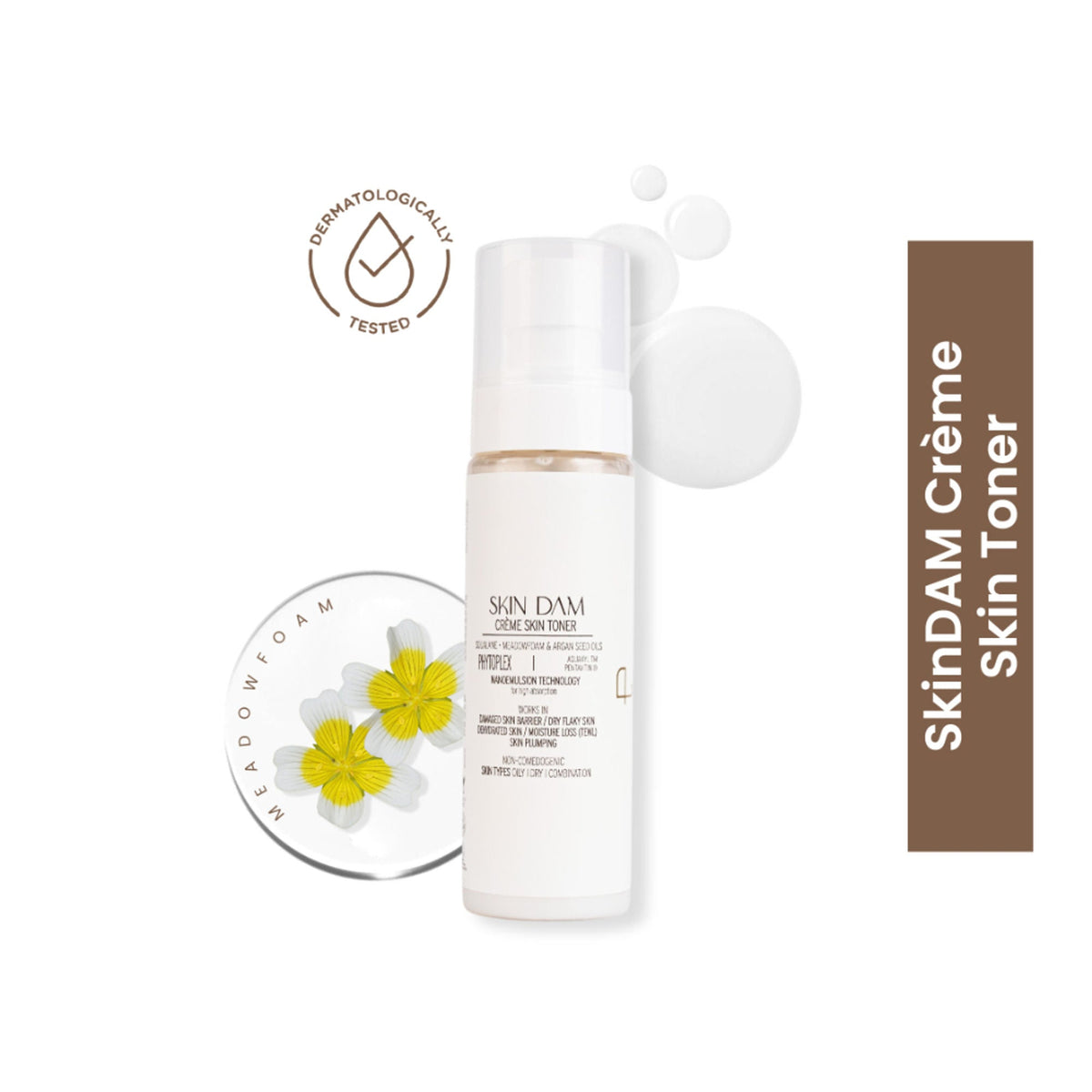 Personal Touch Skincare Skincare Skindam 2 In 1 Crème Milky Skin Toner Primer | Grocsy