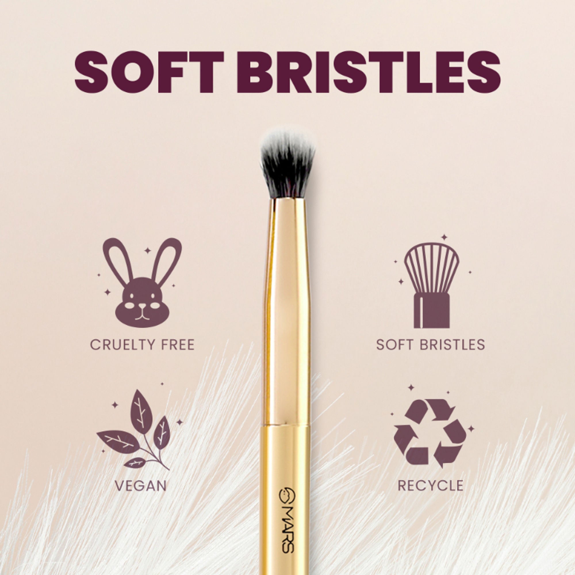 MARS Cosmetics Artist's Arsenal Small Eyeshadow Blending Brush | Grocsy