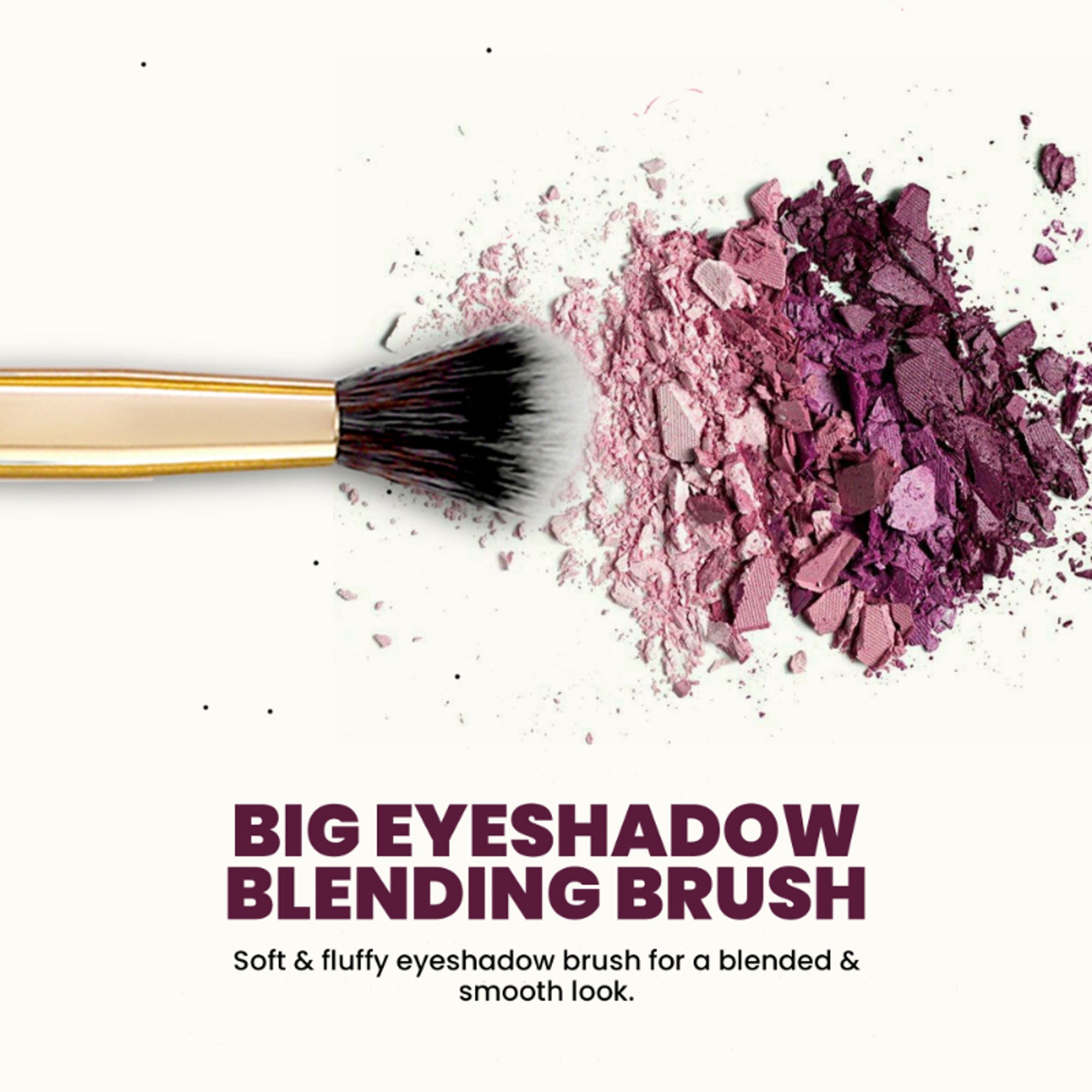 MARS Cosmetics Artist's Arsenal Professional Big Blending Eyeshadow Brush Golden | Grocsy