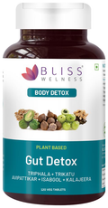 Bliss Welness Body Gut Detox Plant Based Veg Tablet | Grocsy
