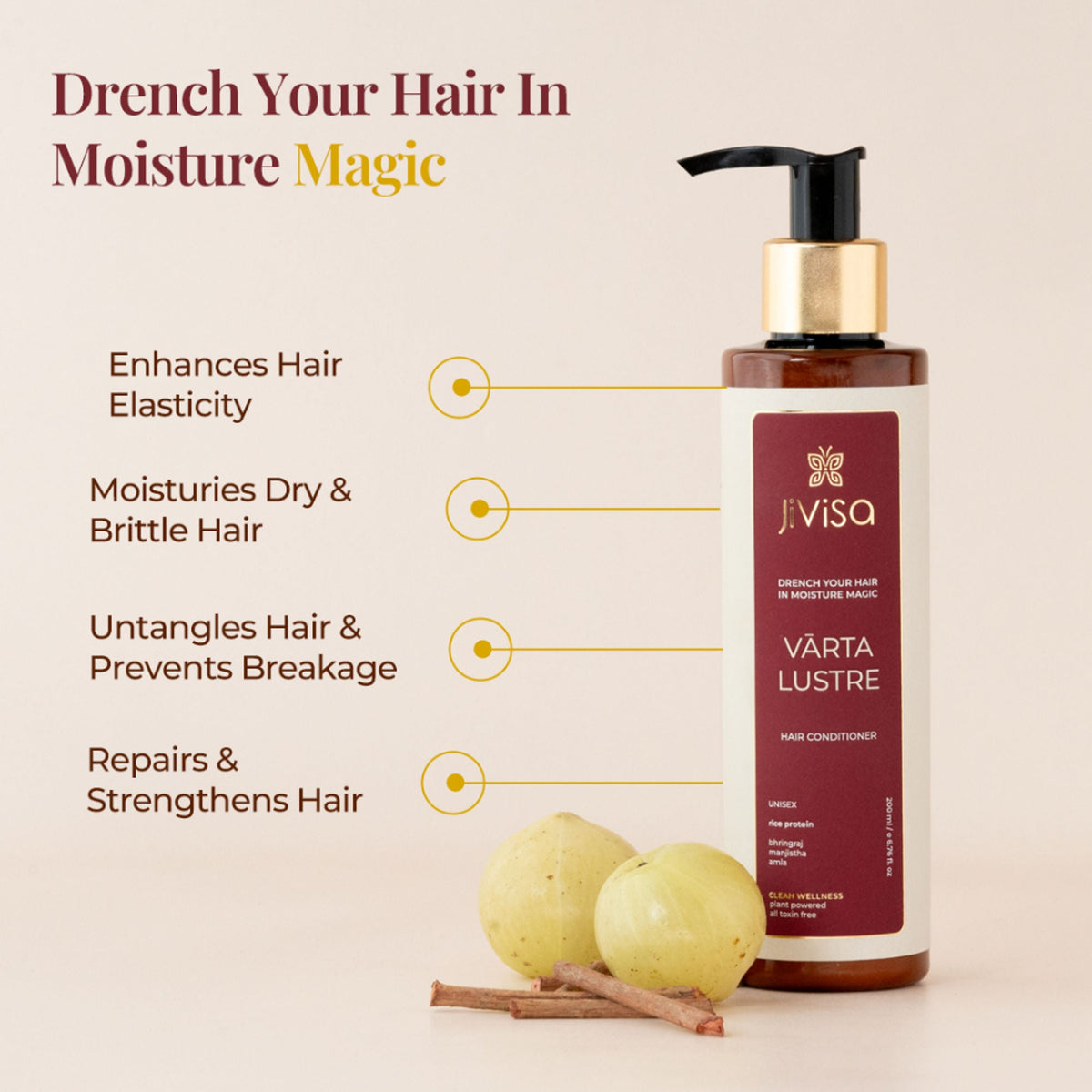 JiViSa Vrta Lustre Hair Conditioner | Grocsy