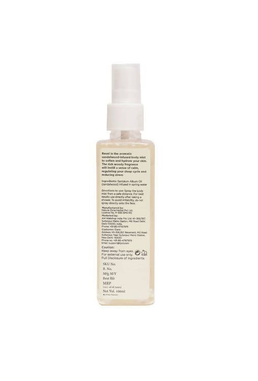 Tjori Hydrating Sandalwood Face Mist | Grocsy