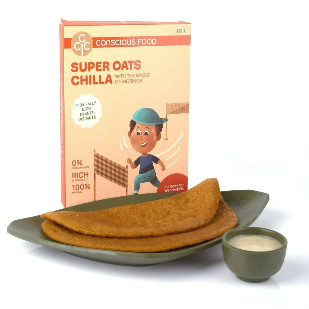 Conscious Food Super Oats Chilla | Grocsy