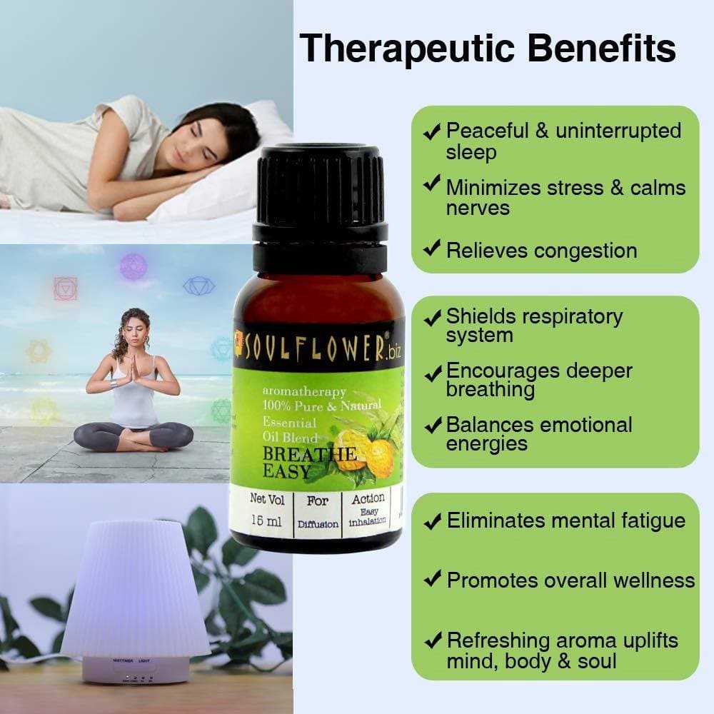 Soulflower Breathe Easy Essential Oil | Grocsy