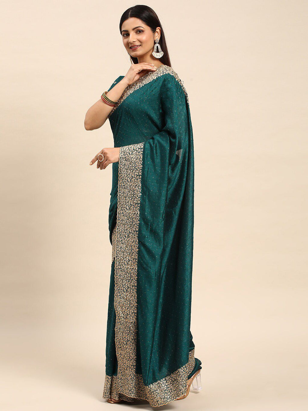 kasee Embellished Zari Saree | Grocsy