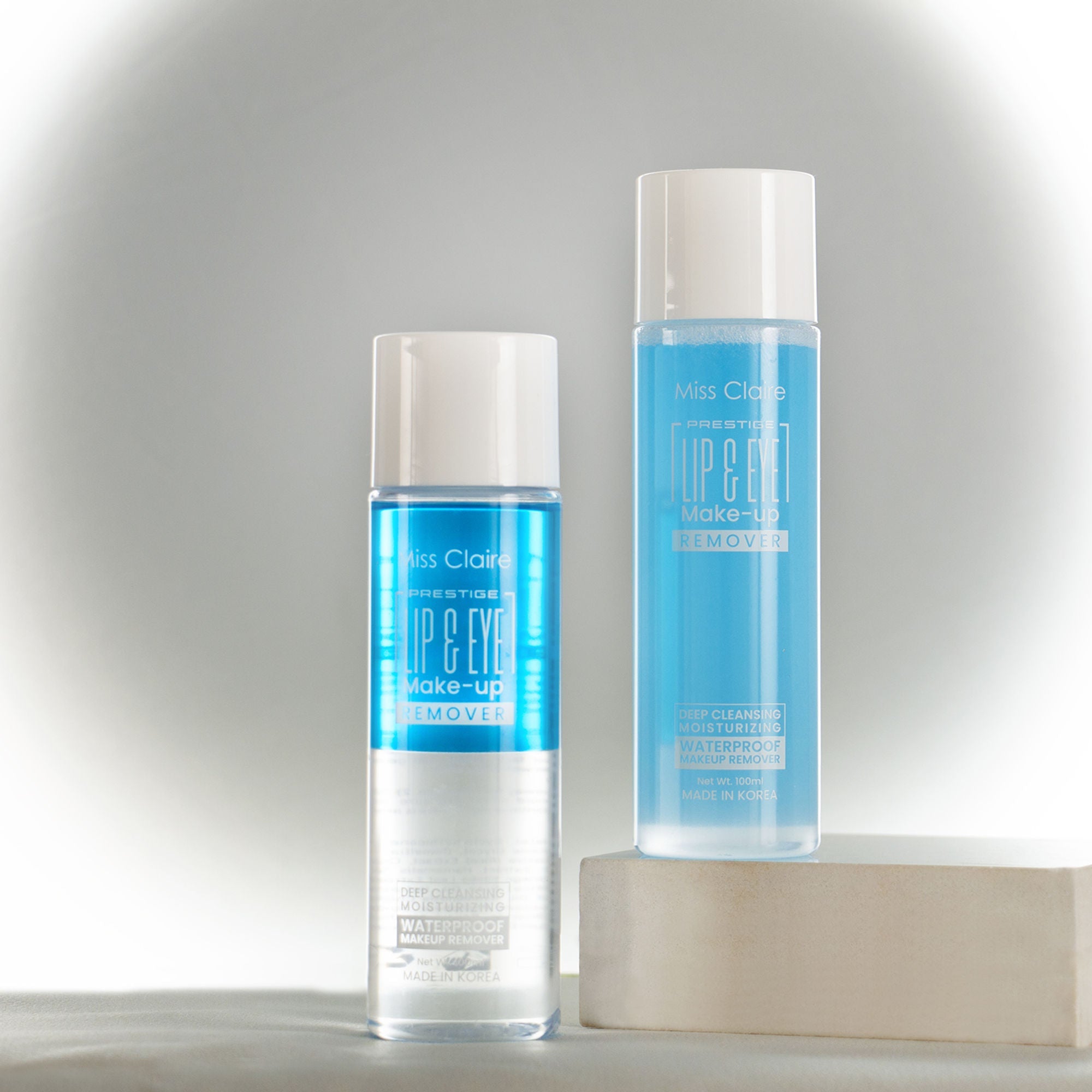 Miss Claire Prestige Lip & Eye Makeup Remover - Aqua | Grocsy