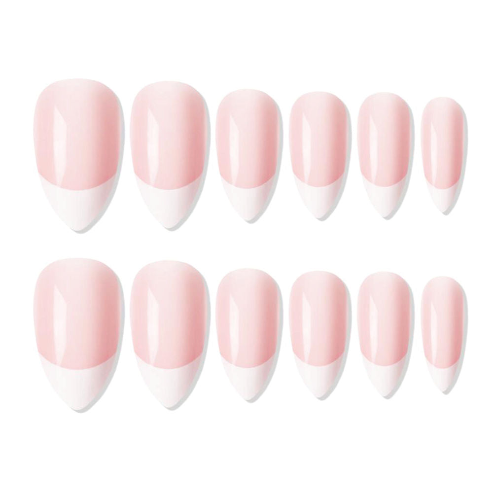 Shills Professional Reusable Press On Nails French Almond - SPN744 | Grocsy