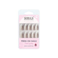 Shills Professional Reusable Press On Nails French Almond - SPN738 | Grocsy