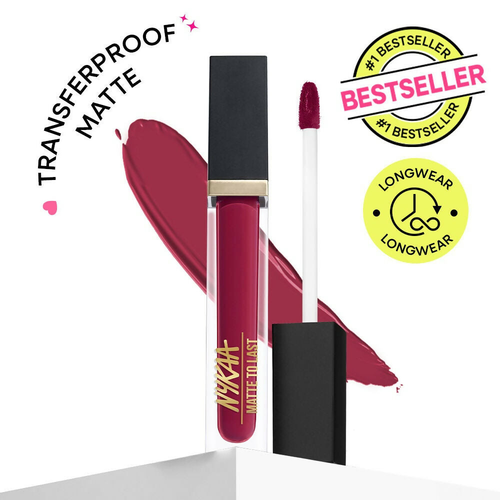 Nykaa Matte To Last ! Transferproof Liquid Lipstick - Rukmini - 22 | Grocsy