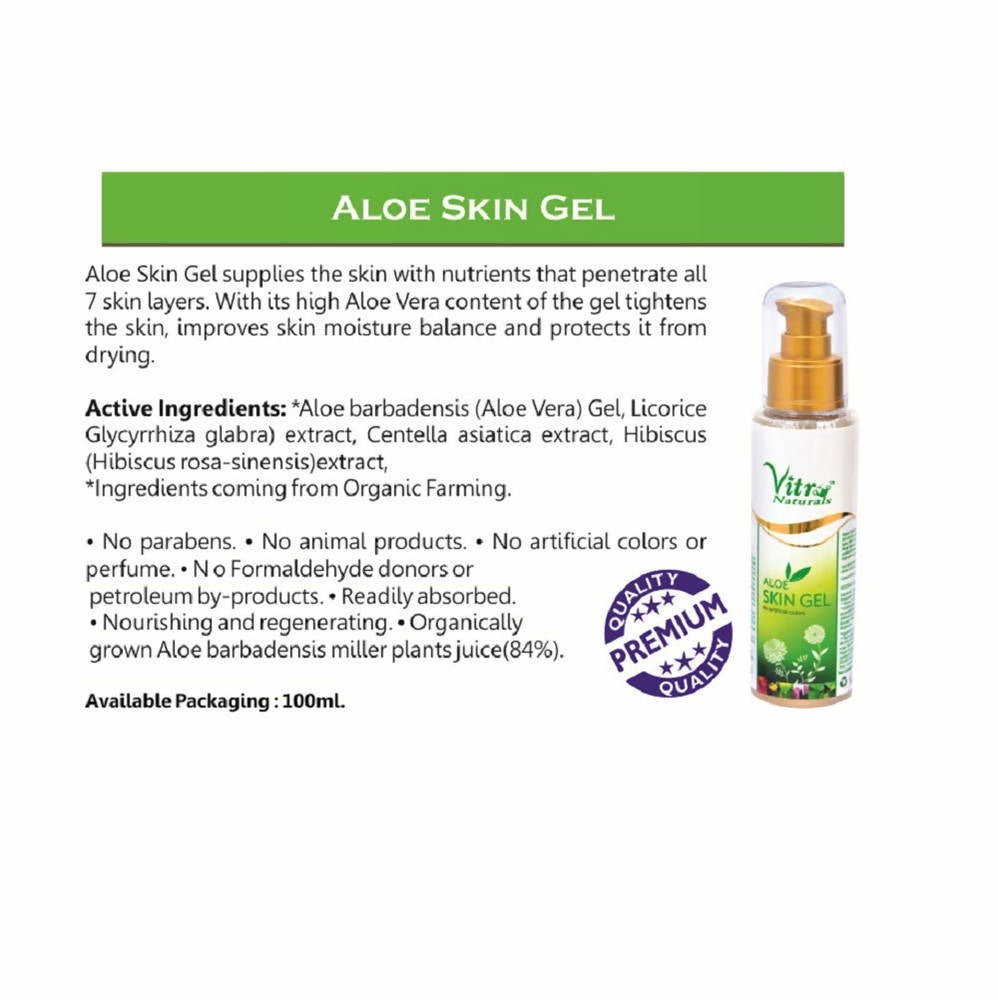 Vitro Naturals Aloe Skin Gel | Grocsy