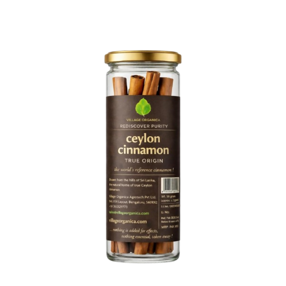 Village-Organica Ceylon Cinnamon Sticks | Grocsy