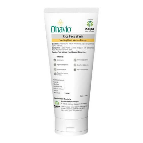 Dhavio Rice Face Wash | Grocsy