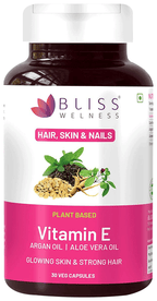 Bliss Welness Skin & Hair Care Vitamin E Capsule | Grocsy