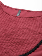 HERE&NOW Women Yoke Design Kurta | Grocsy