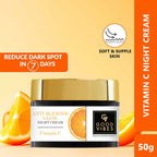 Good Vibes Anti-Blemish Vitamin C Glow Night Cream - Spotless, Brightening, Depigmentation, Reduces dark spot | Grocsy