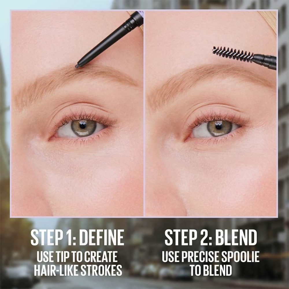 Maybelline New York Brow Ultra Slim Defining Eyebrow - Medium Brown | Grocsy