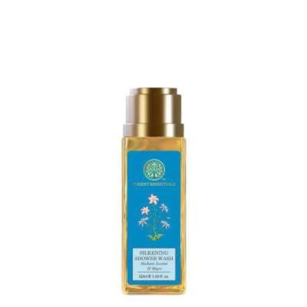 Forest Essentials Travel Size Silkening Shower Wash Madurai Jasmine & Mogra | Grocsy