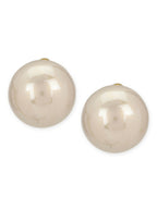 Grey Shine Pearl Studs- Ruby Raang | Grocsy