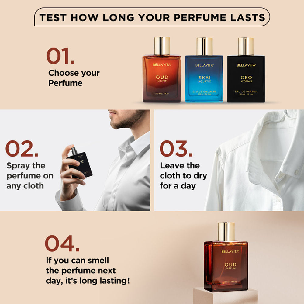 Bella Vita Oud Parfum Intense Unisex Perfume For Men & Women | Grocsy