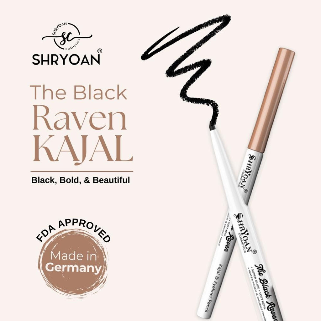 Shryoan Revolving Kajal Pencil - Black | Grocsy