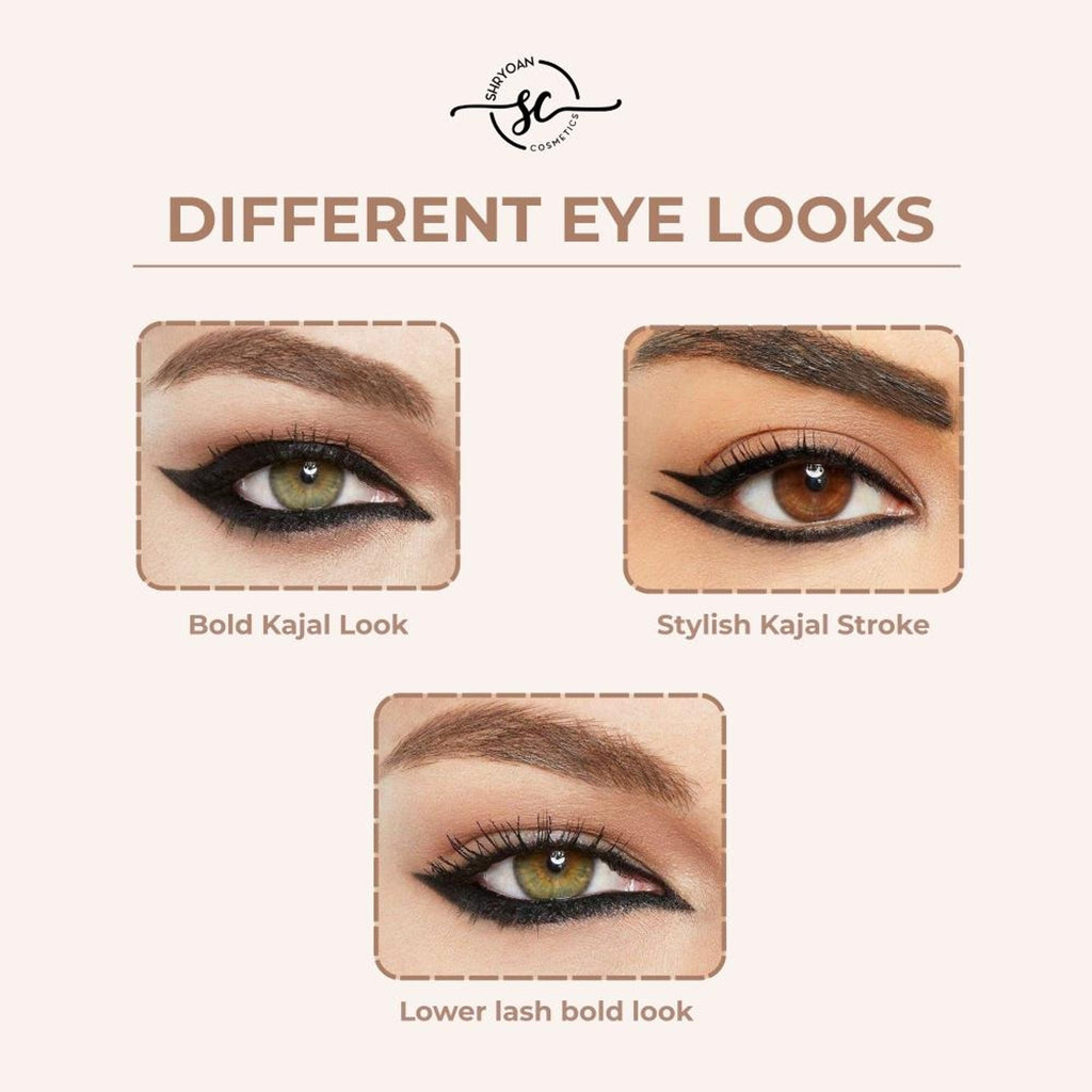 Shryoan Revolving Kajal Pencil - Black | Grocsy