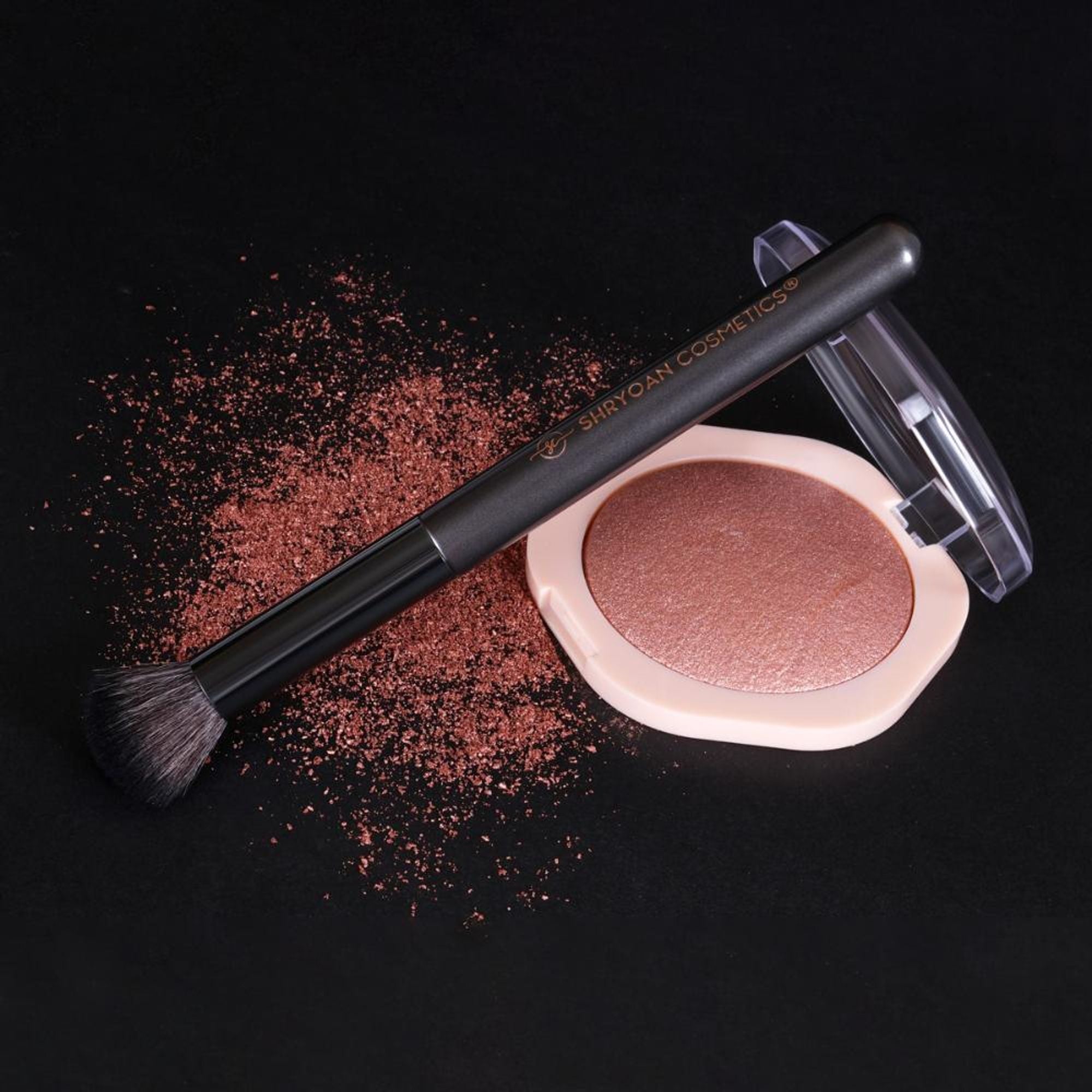 Shryoan Professional Full Face Makeup Brush Set - Pack Of 8 | Grocsy