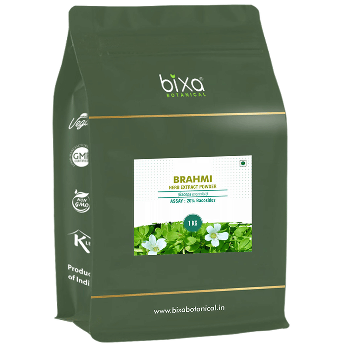 Bixa Botanical Brahmi Herb Extract Powder 20% Bacosides | Grocsy