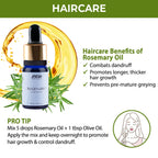 Nykaa Naturals Bestseller Rosemary Essential Oil For Hair Growth & Nourishing Scalp - 100% Natural | Grocsy