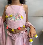 ArthLife Onion Pink Lehenga Set | Grocsy